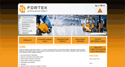 Desktop Screenshot of fortek.cz