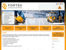 Tablet Screenshot of fortek.cz